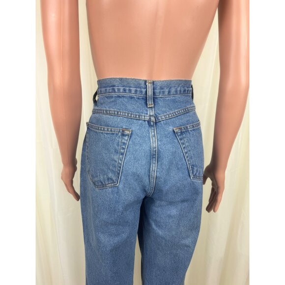 Vintage Newport News Jeanology High Rise Cropped Capri Denim Jeans Size 28 - Picture 7 of 9